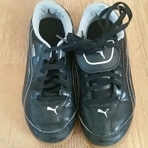 Puma Kids 1.5 Black Lace Up Sneaker Shoes‎